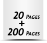  8 Seiten Schutzumschlag  4 Seiten Buchdeckel Buchdeckel unbedruckt  4 Seiten Vorsatz 200 Seiten Buchblock  4 Seiten Nachsatz Vorsatz & Nachsatz unbedruckt