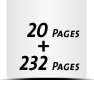  8 Seiten Schutzumschlag  4 Seiten Buchdeckel  4 Seiten Vorsatz 232 Seiten Buchblock  4 Seiten Nachsatz Vorsatz & Nachsatz unbedruckt
