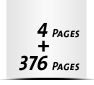 Express-Hardcover-Jahrbücher drucken  200x200mm Papier-Buchdeckenbezug Druck Buchdeckenbezug Aussen:  6-färbig, CMYK + 2 Schmuckfarben Buchdeckenbezug Innen unbedruckt 376 Seiten Buchblock (188 beidseitig bedruckte Blätter) Druck Buchblock:  1-färbig, Schwarz Hardcover-Jahrbücher mit Drahtkammbindung Express-Produktionszeit