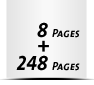8 Seiten Umschlag (2 Ausklappseiten) 248 Seiten Buchblock