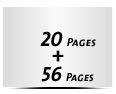  8 Seiten Schutzumschlag  4 Seiten Buchdeckel  4 Seiten Vorsatz 56 Seiten Buchblock  4 Seiten Nachsatz Vorsatz & Nachsatz unbedruckt