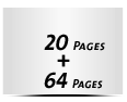  8 Seiten Schutzumschlag  4 Seiten Buchdeckel  4 Seiten Vorsatz 64 Seiten Buchblock  4 Seiten Nachsatz Vorsatz & Nachsatz unbedruckt