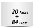  8 Seiten Schutzumschlag  4 Seiten Buchdeckel Buchdeckel unbedruckt  4 Seiten Vorsatz 84 Seiten Buchblock  4 Seiten Nachsatz Vorsatz & Nachsatz bedruckt