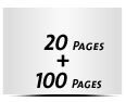  8 Seiten Schutzumschlag  4 Seiten Buchdeckel Buchdeckel unbedruckt  4 Seiten Vorsatz 100 Seiten Buchblock  4 Seiten Nachsatz Vorsatz & Nachsatz bedruckt