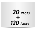  8 Seiten Schutzumschlag  4 Seiten Buchdeckel  4 Seiten Vorsatz 120 Seiten Buchblock  4 Seiten Nachsatz Vorsatz & Nachsatz unbedruckt