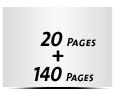  8 Seiten Schutzumschlag  4 Seiten Buchdeckel Buchdeckel unbedruckt  4 Seiten Vorsatz 140 Seiten Buchblock  4 Seiten Nachsatz Vorsatz & Nachsatz bedruckt