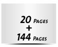  8 Seiten Schutzumschlag  4 Seiten Buchdeckel  4 Seiten Vorsatz 144 Seiten Buchblock  4 Seiten Nachsatz Vorsatz & Nachsatz unbedruckt