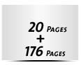  8 Seiten Schutzumschlag  4 Seiten Buchdeckel  4 Seiten Vorsatz 176 Seiten Buchblock  4 Seiten Nachsatz Vorsatz & Nachsatz unbedruckt