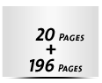  8 Seiten Schutzumschlag  4 Seiten Buchdeckel  4 Seiten Vorsatz 196 Seiten Buchblock  4 Seiten Nachsatz Vorsatz & Nachsatz unbedruckt