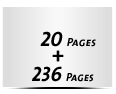  8 Seiten Schutzumschlag  4 Seiten Buchdeckel Buchdeckel unbedruckt  4 Seiten Vorsatz 236 Seiten Buchblock  4 Seiten Nachsatz Vorsatz & Nachsatz unbedruckt