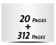  8 Seiten Schutzumschlag  4 Seiten Buchdeckel  4 Seiten Vorsatz 312 Seiten Buchblock  4 Seiten Nachsatz Vorsatz & Nachsatz unbedruckt