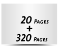  8 Seiten Schutzumschlag  4 Seiten Buchdeckel  4 Seiten Vorsatz 320 Seiten Buchblock  4 Seiten Nachsatz Vorsatz & Nachsatz bedruckt