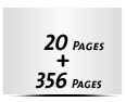  8 Seiten Schutzumschlag  4 Seiten Buchdeckel  4 Seiten Vorsatz 356 Seiten Buchblock  4 Seiten Nachsatz Vorsatz & Nachsatz bedruckt