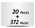  8 Seiten Schutzumschlag  4 Seiten Buchdeckel  4 Seiten Vorsatz 372 Seiten Buchblock  4 Seiten Nachsatz Vorsatz & Nachsatz unbedruckt