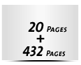  8 Seiten Schutzumschlag  4 Seiten Buchdeckel  4 Seiten Vorsatz 432 Seiten Buchblock  4 Seiten Nachsatz Vorsatz & Nachsatz unbedruckt