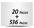  8 Seiten Schutzumschlag  4 Seiten Buchdeckel  4 Seiten Vorsatz 536 Seiten Buchblock  4 Seiten Nachsatz Vorsatz & Nachsatz bedruckt
