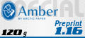 Papiersorte Briefpapiere: Amber Preprint Preprintpapier, Volumen, holzfrei