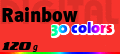Papiersorte Digitaldruck Flyer: Rainbow intensivrotes Premium-Papier