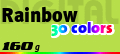 Papiersorte Digitaldruck Flyer: Rainbow leuchtendgrünes Premium-Papier