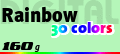 Papiersorte Digitaldruck Notizblöcke: Rainbow mittelgrünes Premium-Papier