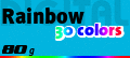 Papiersorte Digitaldruck Flyer: Rainbow blaues Premium-Papier