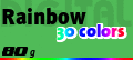 Papiersorte Digitaldruck Flyer: Rainbow grünes Premium-Papier