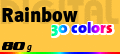 Papiersorte Digitaldruck Notizblöcke: Rainbow neonoranges Premium-Papier