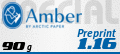 Papiersorte Notizblöcke: Amber Preprint Preprintpapier, Volumen, holzfrei